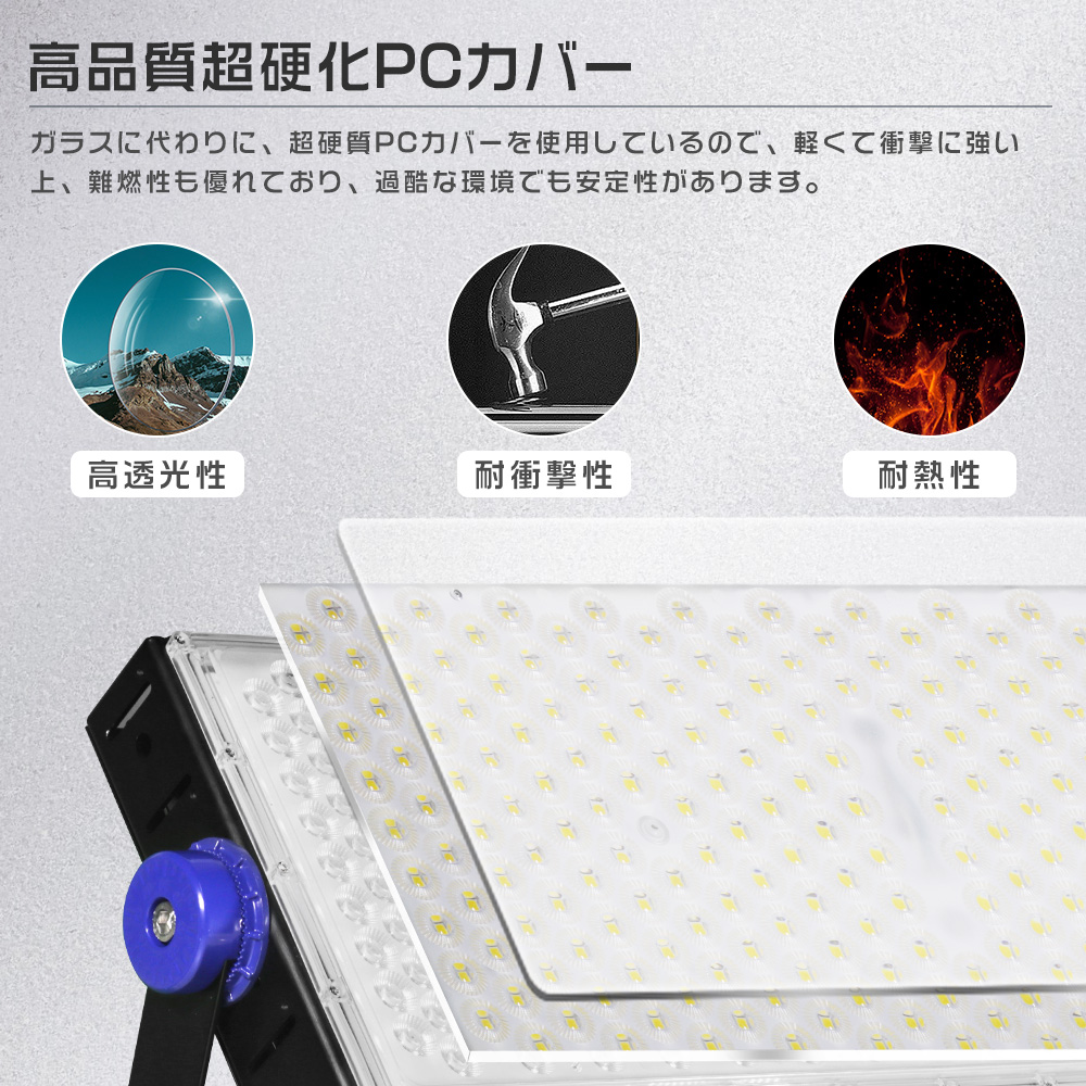 led投光器 400W 3000w相当 400...の詳細画像4