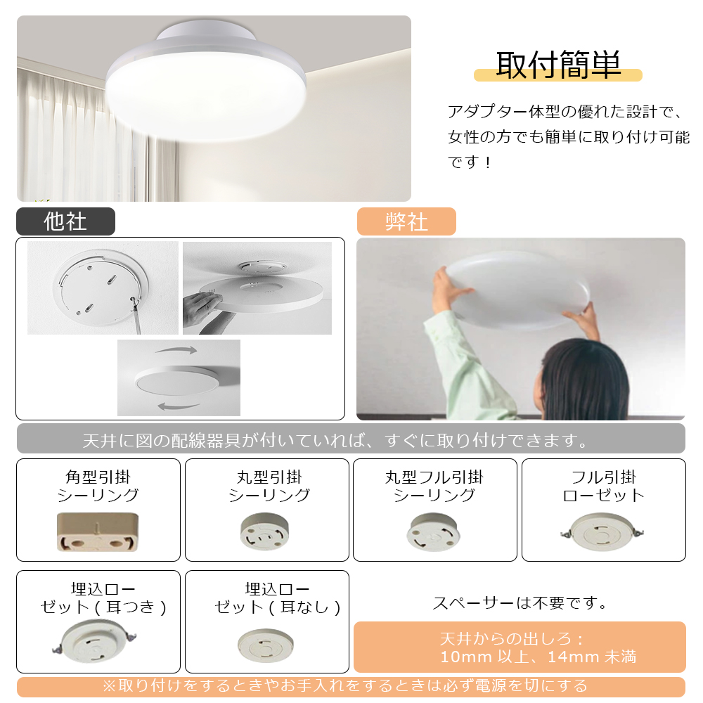 定価1万円以上 調光調色機能付き シーリングライト LED  引掛シーリング zn20w4000lmly18.jpg