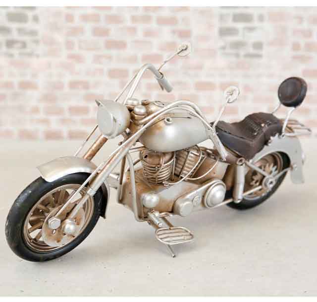 ブリキのおもちゃ ヴィンテージ モーターサイクル［SILVER WOLF