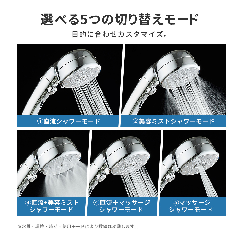 ＼10％OFF!／ 80％節水 シャワーヘッド 増圧 マイクロナノバブル 多段階モード 手元止水 取り付け簡単 高洗浄力 ミスト 美肌 節水 保湿 頭皮ケア 毛穴ケア 人気 |  | 10