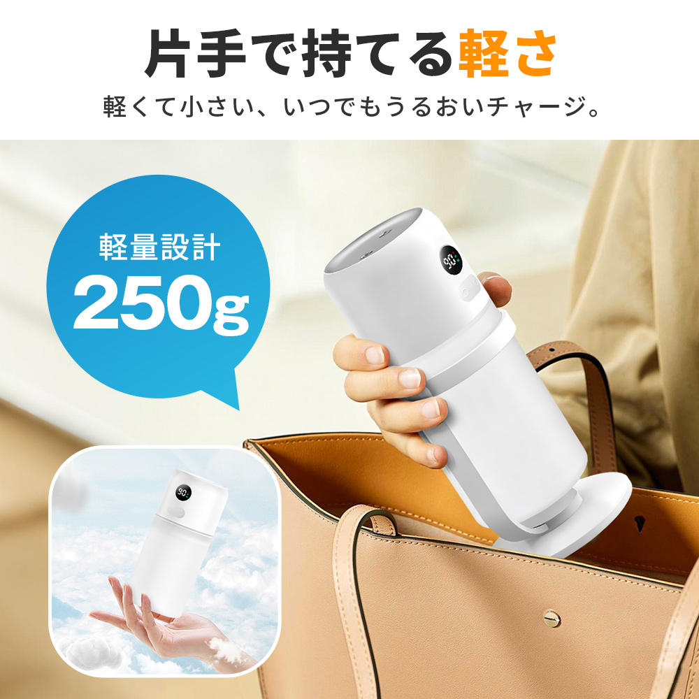 加湿器 セール2390円！ 超音波式 エアコン専門 卓上 小型 コードレス