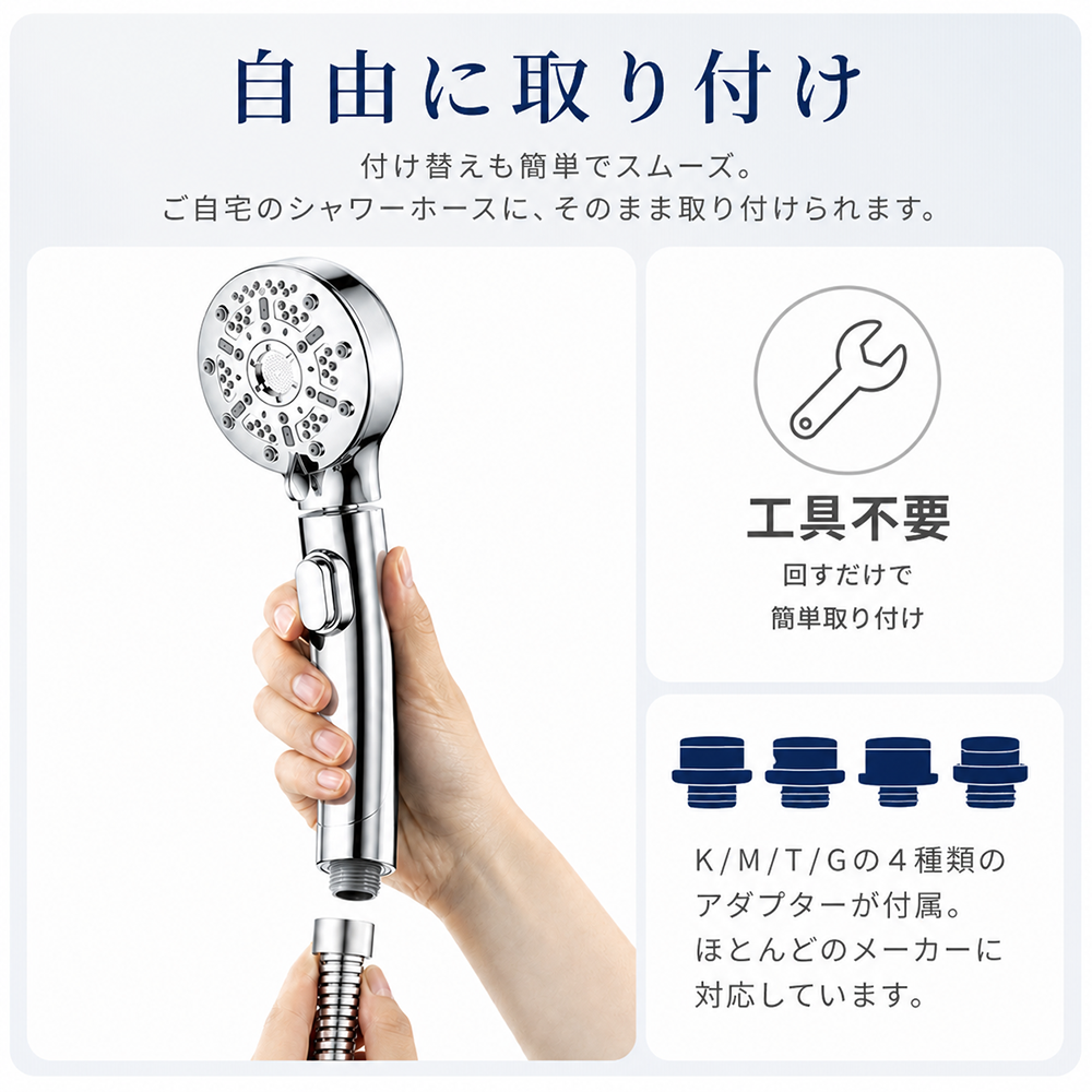 シャワーヘッド 【最新発売1000円クーポン】 9種類モード 360°角度調整 ミスト マイクロナノバブル 交換簡単 美肌 保湿 毛穴洗浄 美容 美髪 保湿 |  | 14