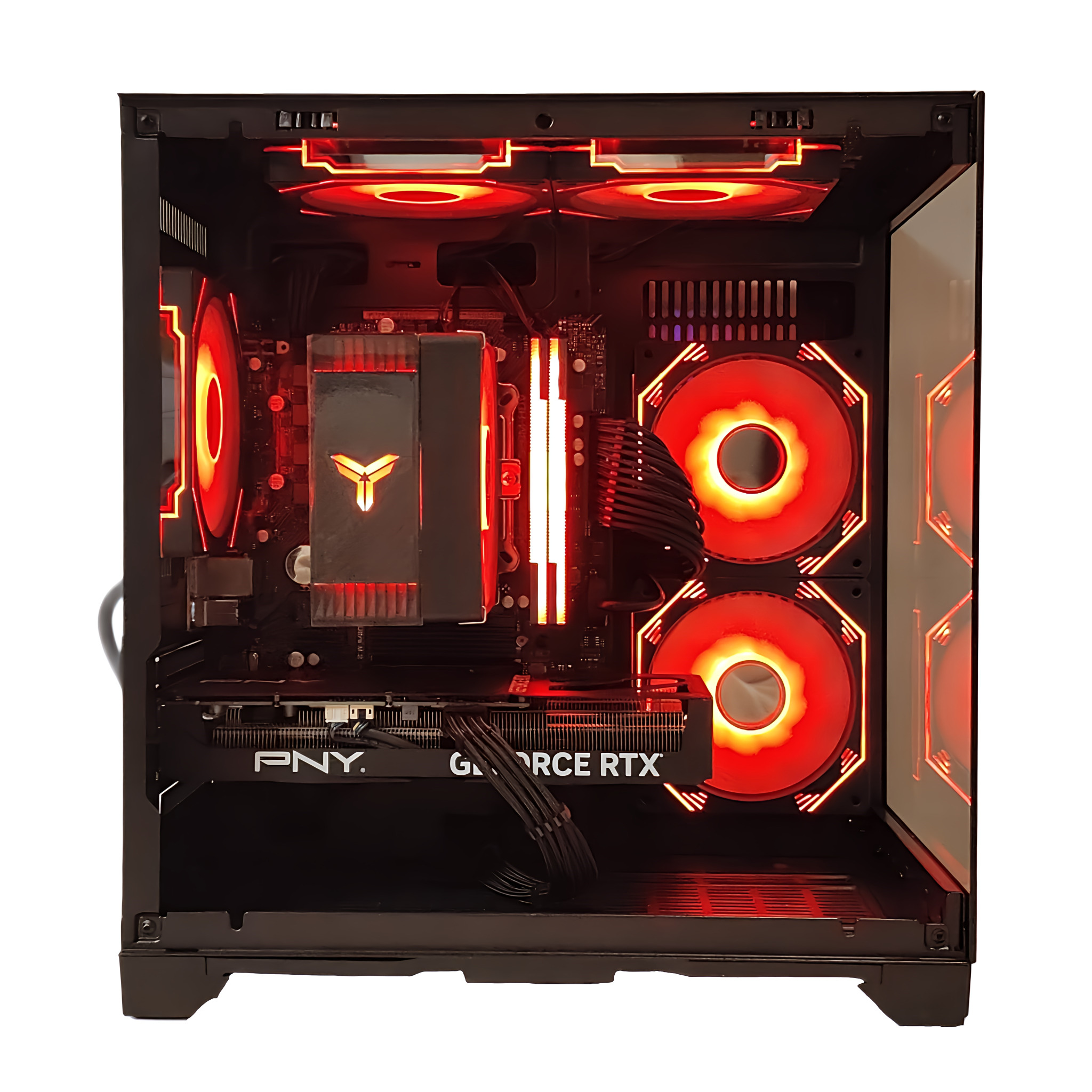 AMD Ryzen5 5500 ／ RX7600 8GB ガラス2面コンパクト ゲーミングPC