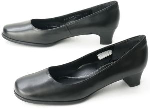リーガル パンプス レディース 黒 プレーンパンプス 革靴 ローヒール 6668 AC フォーマル ...