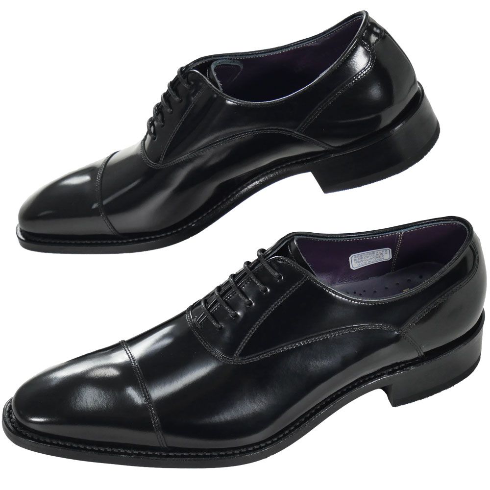 リーガル 靴 メンズ フォーマル 紳士靴 内羽根 ストレートチップ 黒 ブラック 日本製 25AR ...