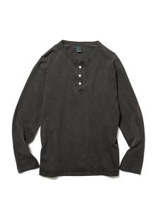 グッドオン Good On メンズ レディース ロングスリーブヘンリーＴシャツ GOLT1601P ロングTシャツ ロンティー カットソー ヘンリーネック 長袖 トップス ウェア | GOOD ON | 01