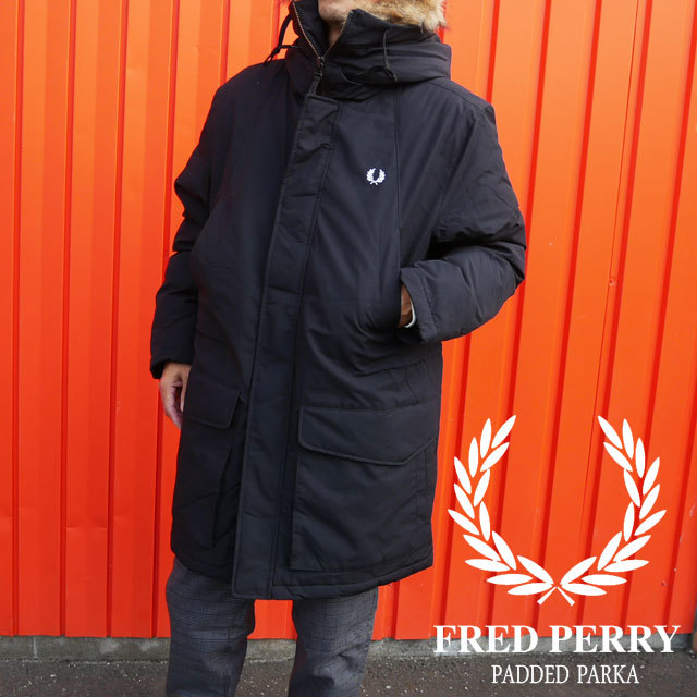 シューマー フレッドペリー FRED PERRY メンズ PADDED PARKA J9538