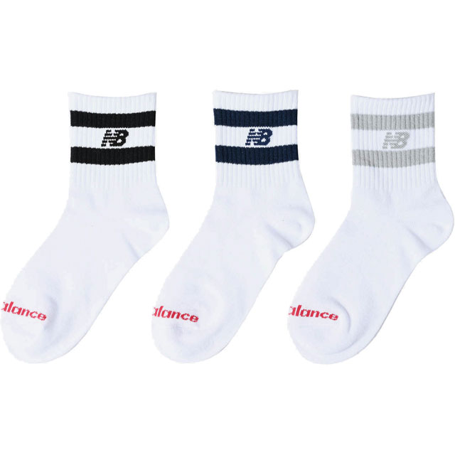 New Balance（ニューバランス） ジュニア ショートライン3Pソックス