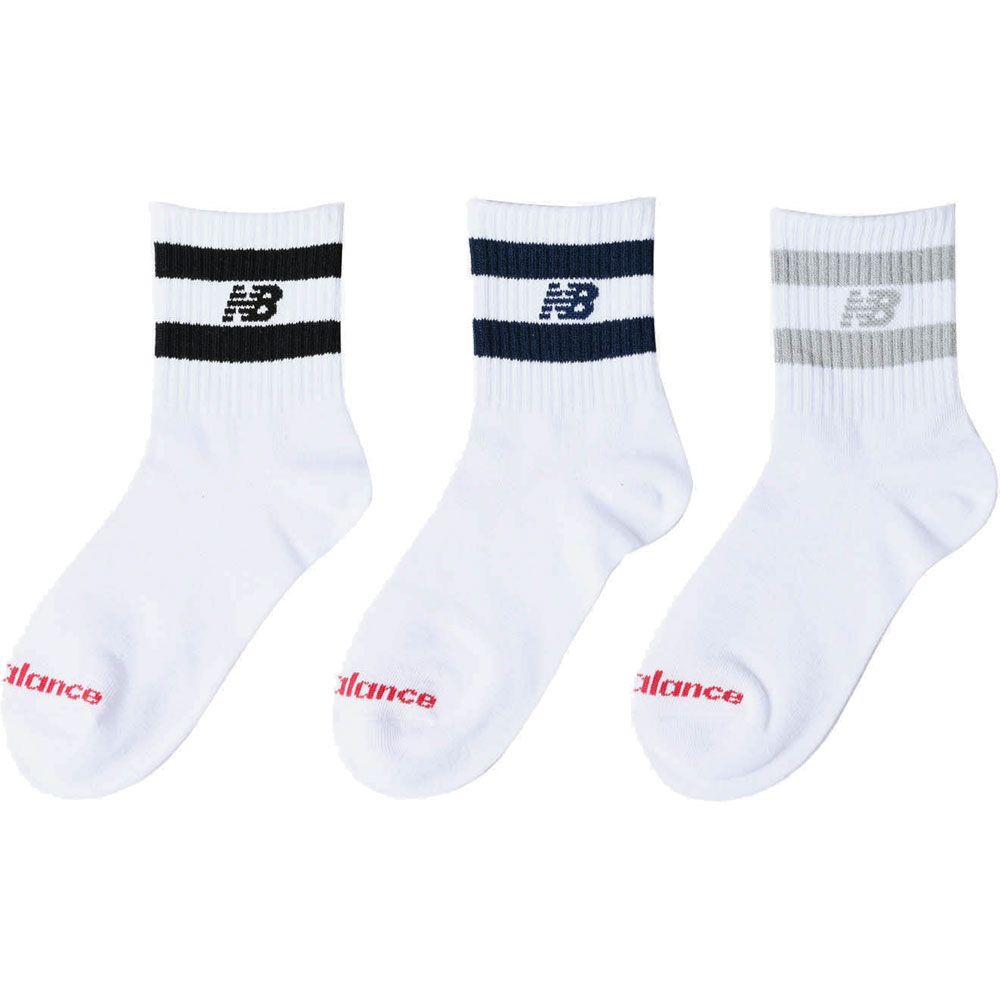 New Balance（ニューバランス） ジュニア ショートライン3Pソックス