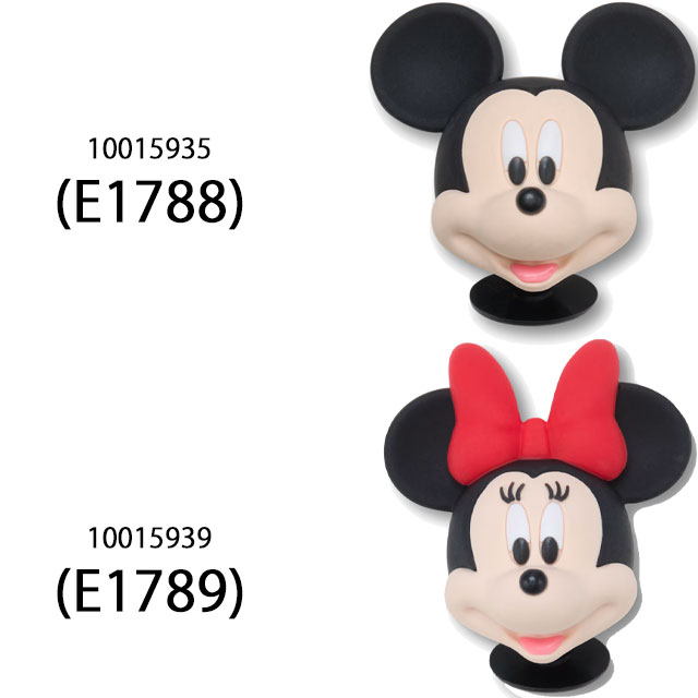 crocs（クロックス） ジビッツ ミッキーマウス 3D ヘッド ミニーマウス