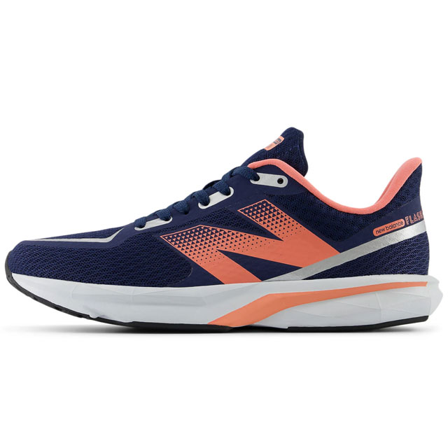 送料無料 スニーカー ランニングシューズ ローカット レディース SS 春夏 新作 夏新作 秋新作 人気 流行 定番 2025 ニューバランス new balance v7 WFLSH NP7 ワイズB ダイナソフト フラッシュ ネイビー/ピンク 靴 New Balance（ニューバランス） スニーカー レディース ワイズB ダイナ