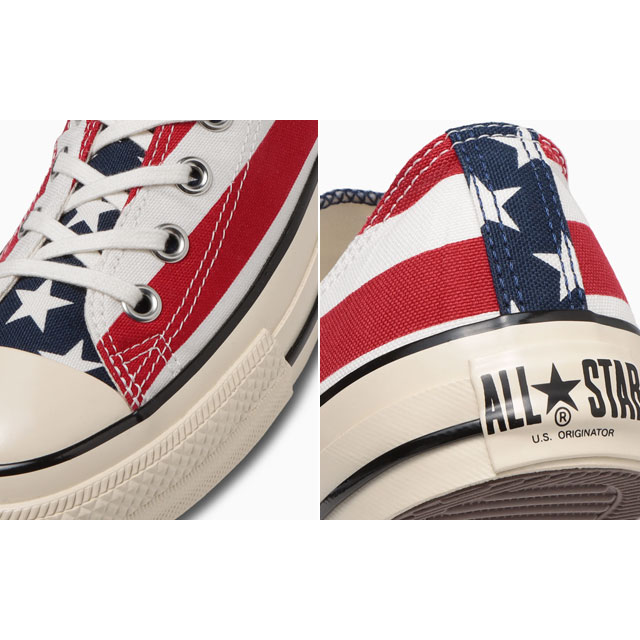 CONVERSE ハイカットスニーカー アメリカ　国旗風　箱無し CONVERSE ハイカットスニーカー アメリカ 国旗風 箱無し