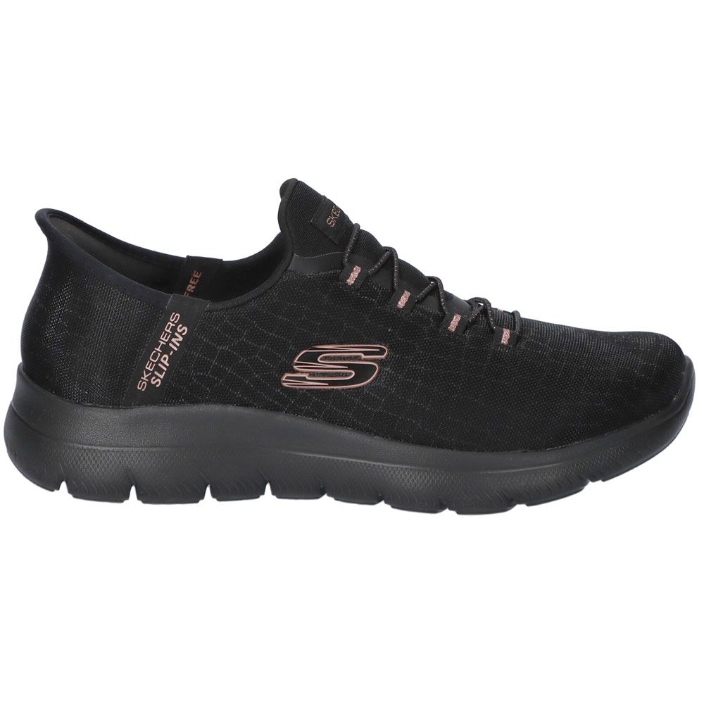 美品✨　スケッチャーズ　スリップインズ　スリッポン　スニーカー　レディース　黒 SKECHERS スケッチャーズ スリップインズ Slip ins スニーカー