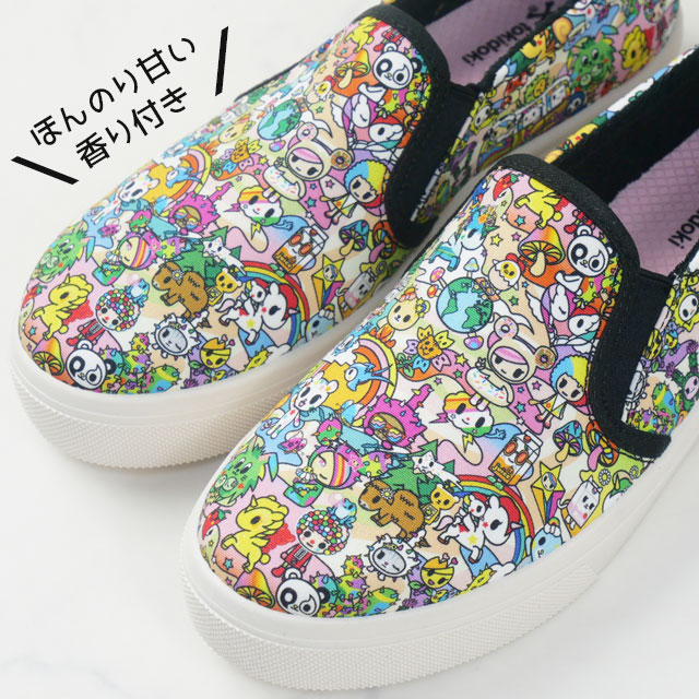 SKECHERS スケッチャーズ スリッポン レディース tokidoki