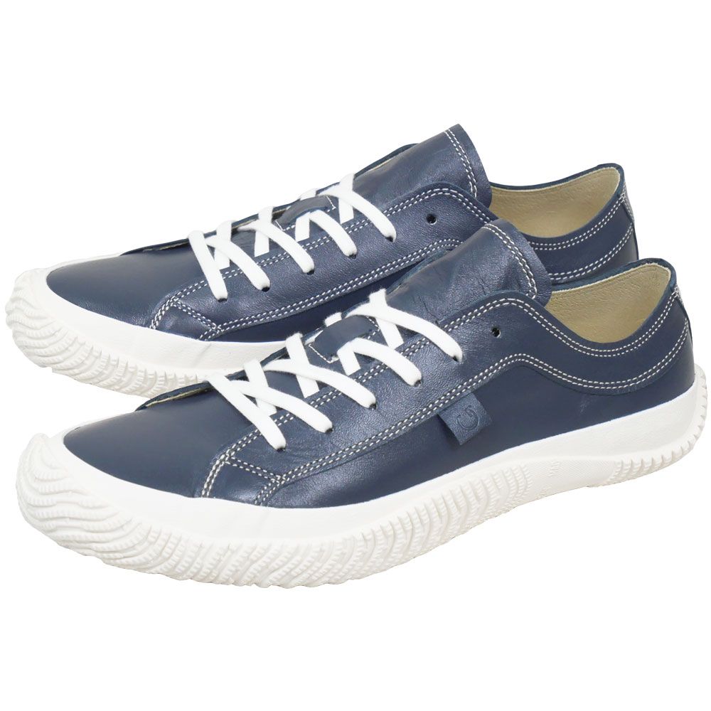 送料無料 スニーカー ローカット メンズ FW 秋冬 新作 秋新作 冬新作 人気 流行 定番 2024 SP-110 スピングル レザースニーカー カジュアルシューズ 本革 日本製 ネイビー カンガルーレザー メイドインジャパン 靴 SPINGLE（スピングル） スニーカー メンズ レザースニーカー