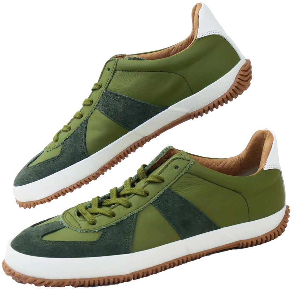 SPINGLE（スピングル） スニーカー メンズ 抹レザー 老舗舗 「森半