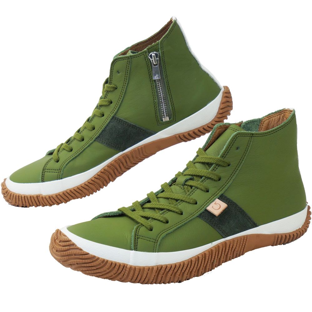 SPINGLE（スピングル） ハイカット スニーカー メンズ 抹レザー 老舗舗