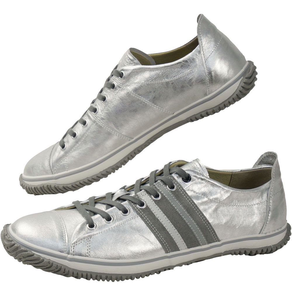 SPINGLE（スピングル） スニーカー メンズ ローカット 本革 カンガルー