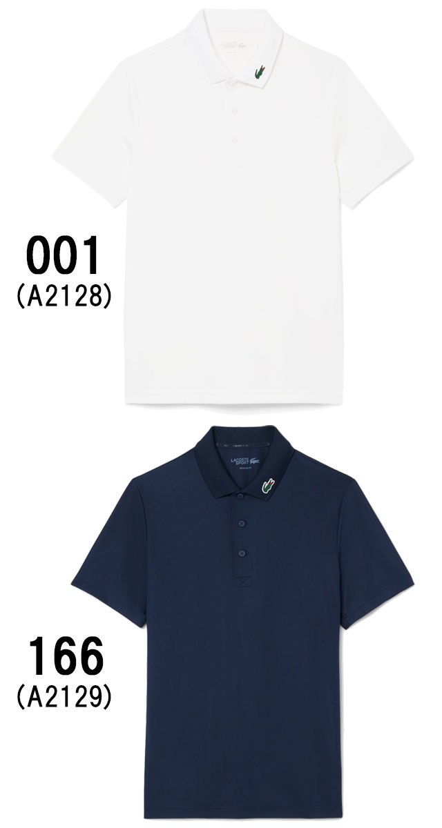 LACOSTE ラコステ トップス メンズ カラーワニロゴパッチゴルフ
