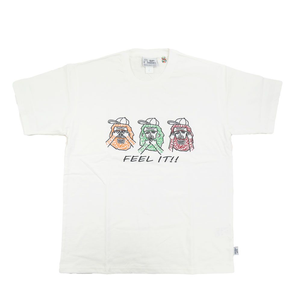 ジムマスター Tシャツ メンズ 7.4oz フィールイット！ 刺繍Tee 半袖 トップス アパレル レディース ウェア G521792 05 01 白 02 アッシュ 服 メール便
