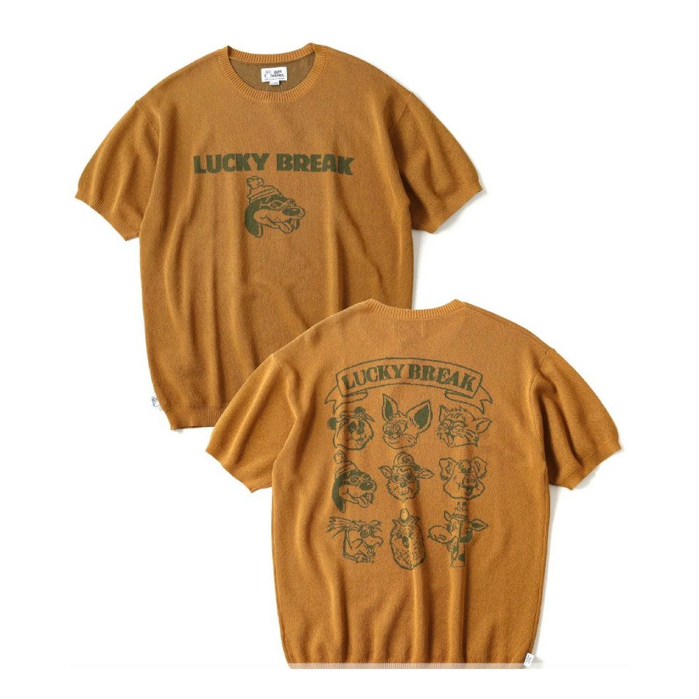 ジムマスター サマーニット メンズ ジャガードニットLUCKY BREAK Tee 半袖 レディース トップス アパレル クルーネック サマーセーター プルオーバー G521737 01 ジムマスター サマーニット メンズ ジャガードニットLUCKY BREAK