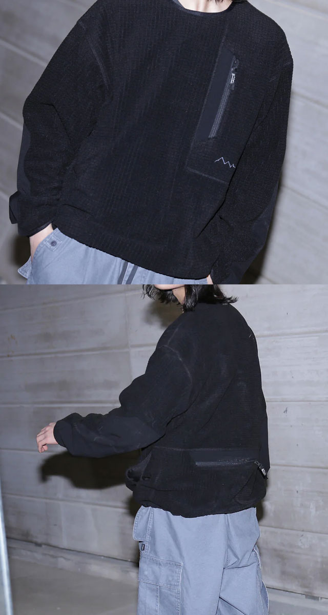 MANASTASH（マナスタッシュ） トップス メンズ グリッド フリース