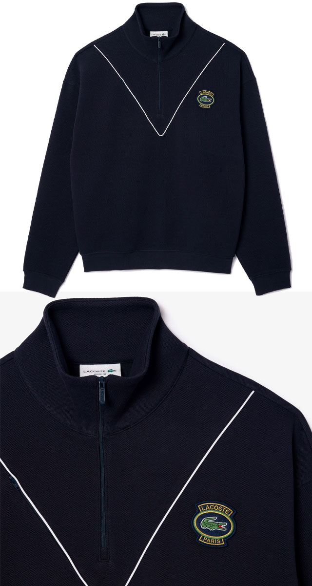 LACOSTE（ラコステ） トップス メンズ ダブルフェイス鹿の子ハーフ