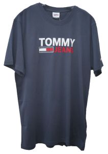 トミージーンズ TOMMY JEANS メンズ レディース ロゴプリントTシャツ 半袖 トップス ウェア アパレル クルーネック 丸首 ショートスリーブ 綿100％ カットソー｜smw｜03