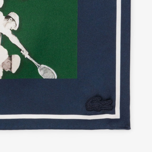 LACOSTE ラコステ ルネ・ラコステシルクスカーフ レディース LACOSTE ラコステ ルネ・ラコステシルクスカーフ レディース