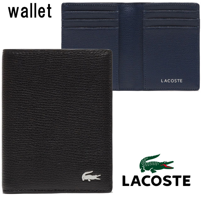 LACOSTE（ラコステ） 財布 メンズ バーティカル2つ折りウォレット