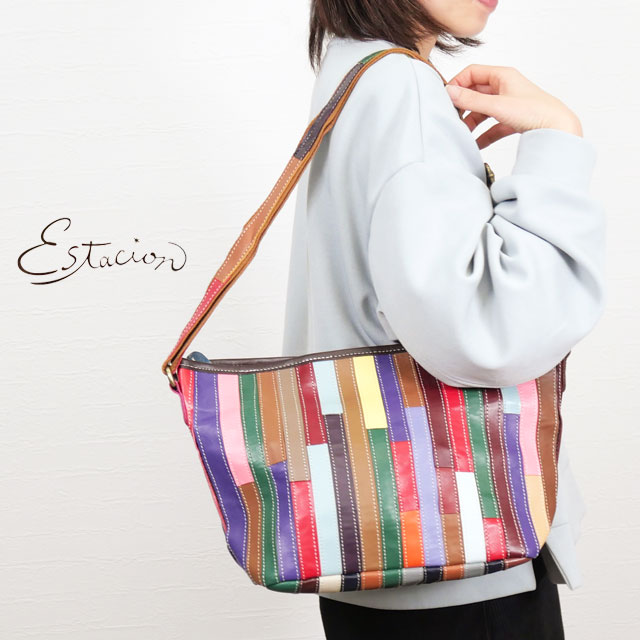 送料無料 ハンドバッグ レディース SS 春夏 新作 夏新作 秋新作 人気 流行 定番 2025 エスタシオン Estacion BAG FLY78 バッグ 本革マルチ2Wayショルダーバッグ 斜めがけ バック 肩掛け カバン マルチ 鞄 エスタシオン バッグ レディース 本革マルチ2Wayショルダーバッグ 斜
