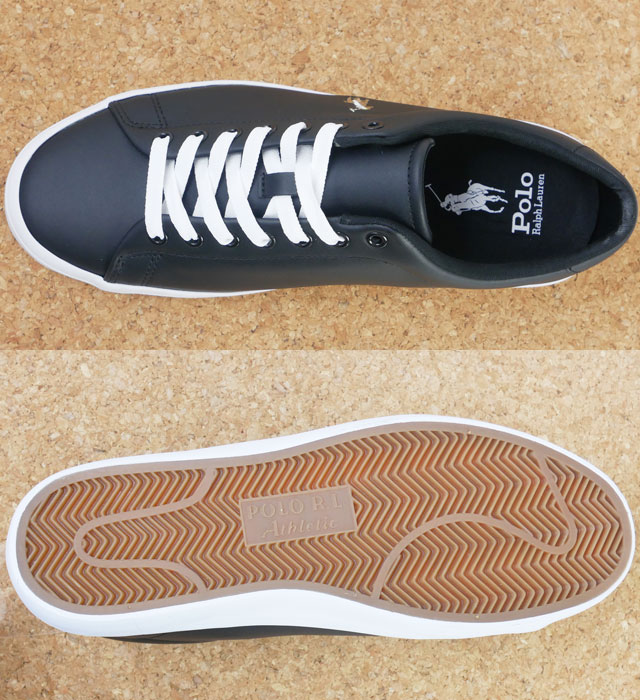 【新品未使用】27.5cmラルフローレン レザーシューズ ブラック イタリア製 POLO RALPH LAUREN（ポロ・ラルフローレン） ポロ ラルフローレン