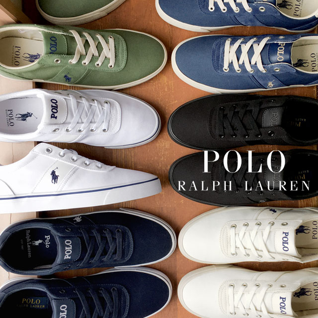 ポロ ラルフローレン POLO RALPH LAUREN メンズ スニーカー 靴 ハンフォード ローカット RA31 ホワイト ブラック ネイビー  クリーム ブルー グリーン