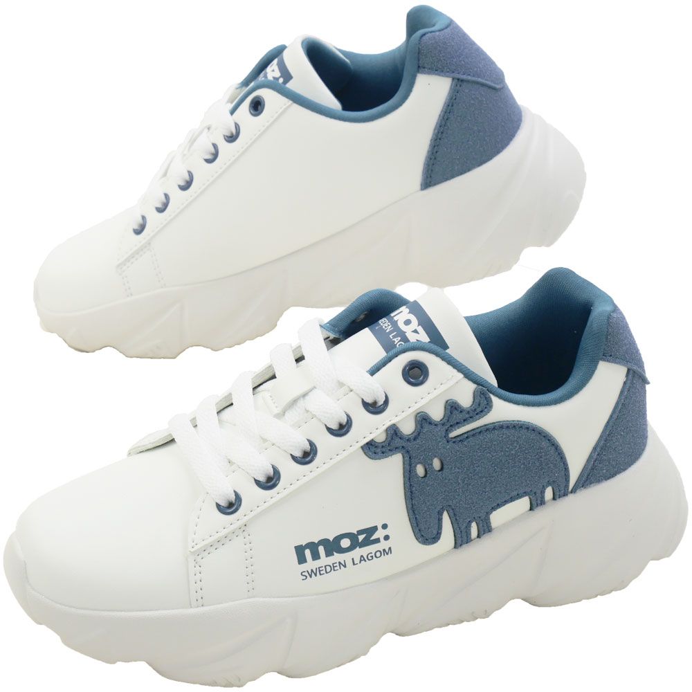 moz（モズ） 厚底 スニーカー レディース ローカット 軽量 ボリューム