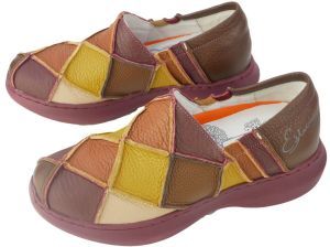 送料無料 レディース 2021 秋冬 新作 秋新作 夏新作 FW スリッポン 人気 流行 定番 Estacion MLE2321 本革 レザー ミセス カジュアルシューズ コンフォートシューズ パッチワーク 空気循環ソール ブラウン/マルチ カーキ/マルチ ブラック 黒 エスタシオン Estacion レディース スリッポン 本革 レザー ミセス