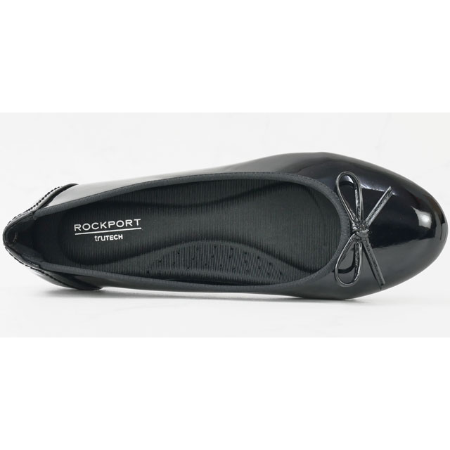 フラットシューズ Rockport Reagan Bow Pumps Flats Black M CH4576 ROCKPORT WOMENS Shoes Slip On REAGAN PUMP BOW Flat CH4576