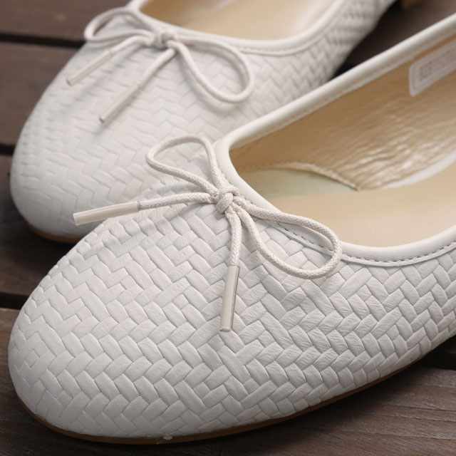 REGAL（リーガル） バレエシューズ レディース ラウンドトゥ レザー