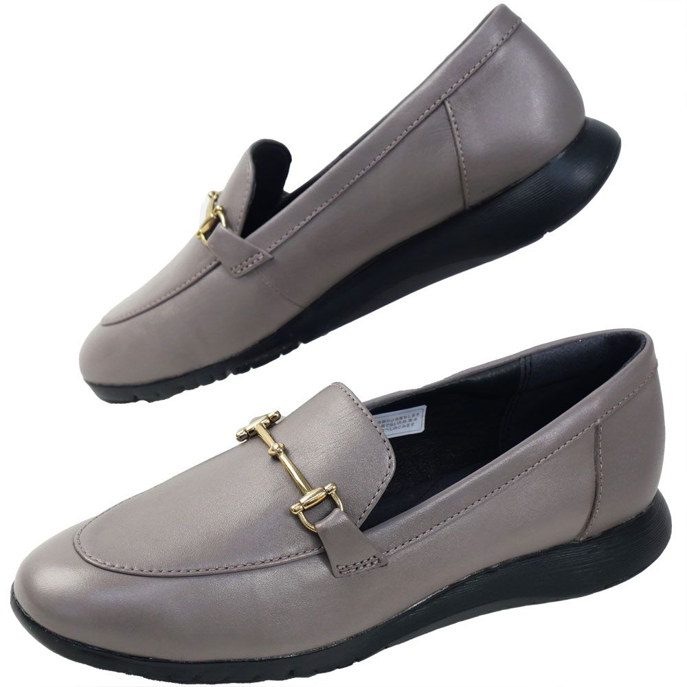 爆買 リーガル ビットローファー レディース 脱げにくい ローヒール フィッティングアシストシステム レザーシューズ スリッポン 軽量 本革 F67R  レッド