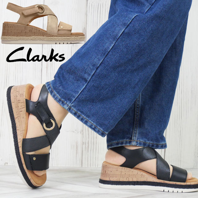 Clarks（クラークス） 爆買 厚底 サンダル レディース Kidiki Sun