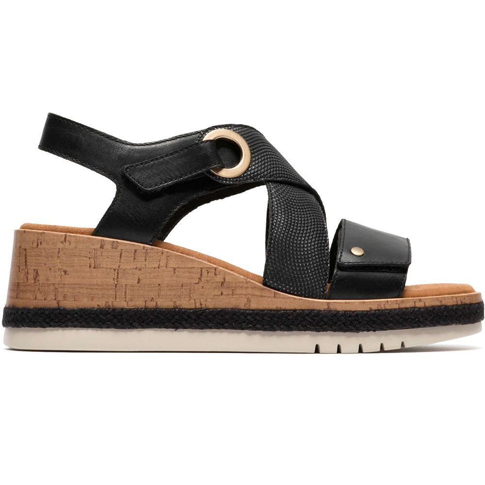 Clarks（クラークス） 厚底 サンダル レディース Kidiki Sun ウエッジ
