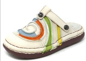 エスタシオン Estacion レディース クロッグサンダル うずまき