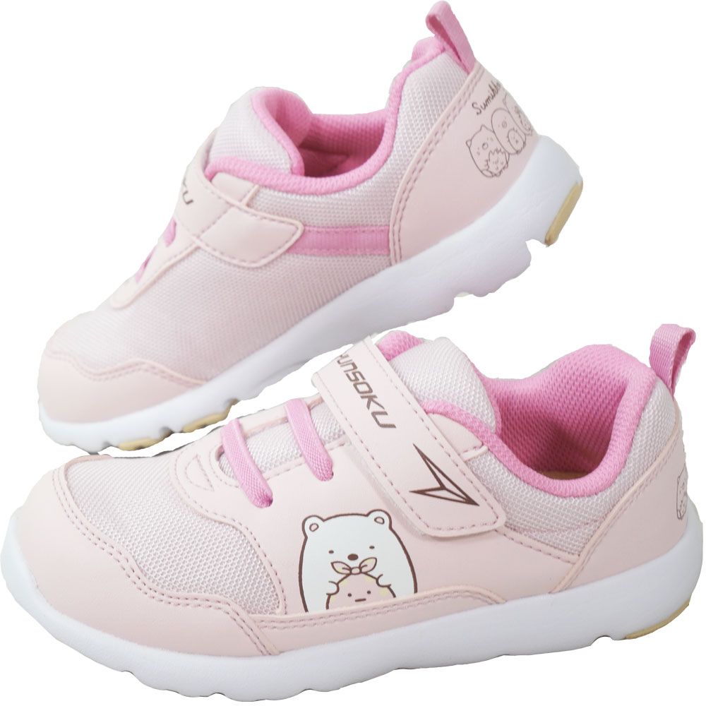 シュンソク 瞬足そくいく すみっコぐらし 女の子 子供靴 キッズ ジュニア スニーカー C-256 足育シリーズ ローカット ベルクロ キッズシューズ ワイズ3E 通園 | 瞬足 | 02