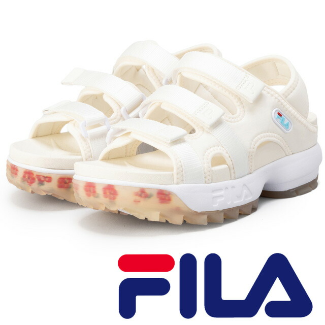 FILA（フィラ） 厚底 サンダル レディース ディスラプター SD パフィー