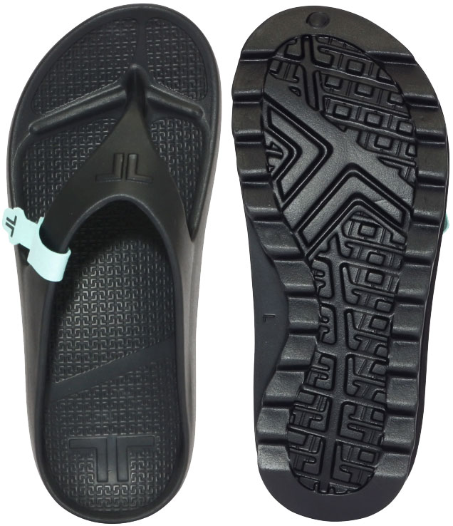 TELIC（テリック） 爆買 厚底 リカバリーサンダル メンズ W-FLIP SHARK