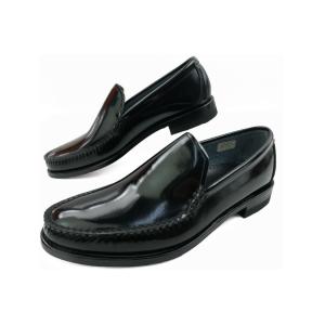 リーガル 靴 メンズ ビジネスシューズ 革靴 紳士靴 ヴァンプ スリッポン ブラック 黒 ダークブラ...