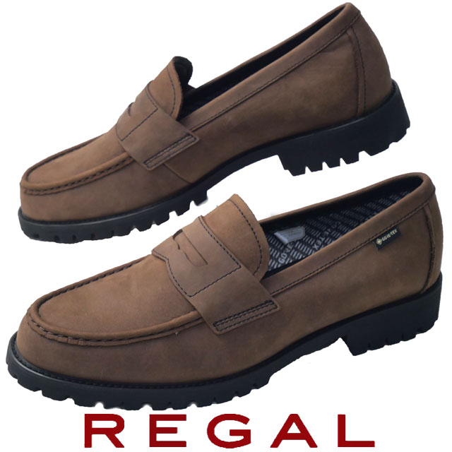 REGAL リーガル コインローファー メンズ 防水 ゴアテックス