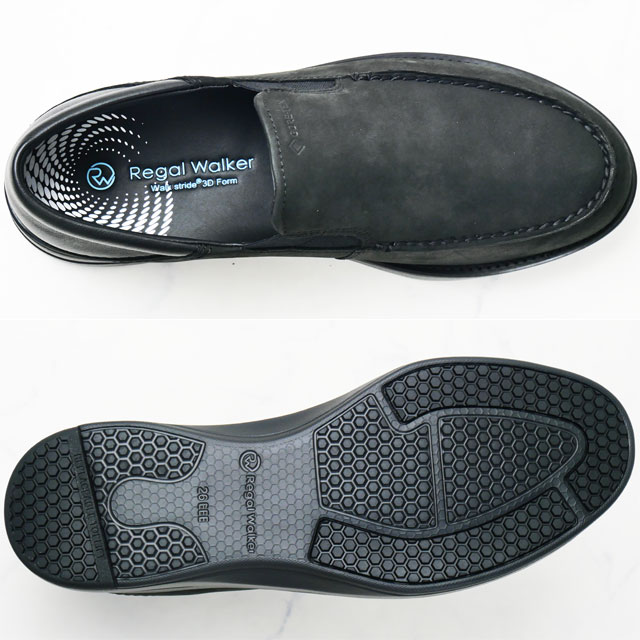 REGAL（リーガル） 爆買 リーガルウォーカー 防水 スリッポン メンズ