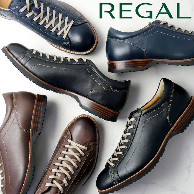 REGAL（リーガル） スニーカー メンズ レースアップ レザースニーカー