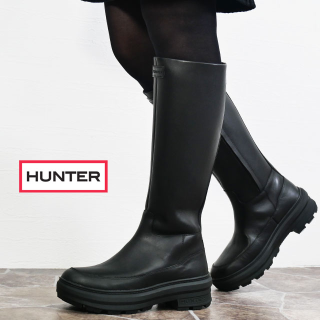 HUNTER（ハンター） 厚底 ロングブーツ レディース シティ リベル