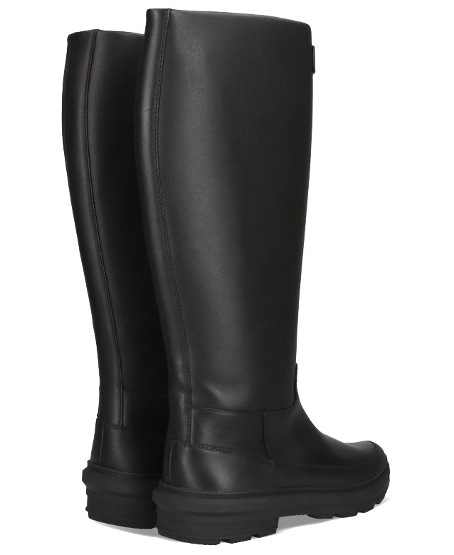 ✨美品✨HUNTER ブラック ロングブーツ　26cm HUNTER（ハンター） 厚底 ロングブーツ レディース シティ リベル